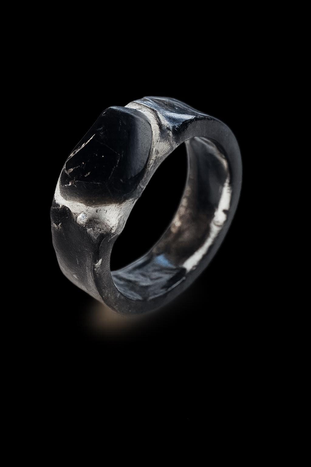 Witchbane- Obsidian and Clove Ring- Protection & Energetic Defense