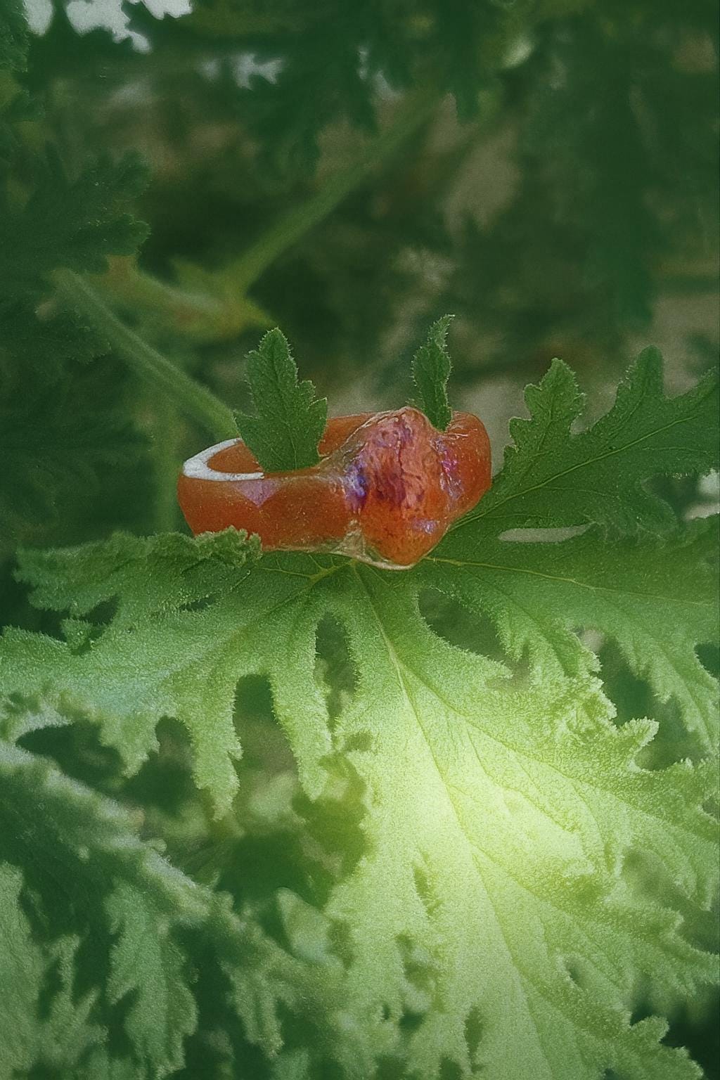 Bloodwake - Red Agate Witch Ring- Vitality and Courage