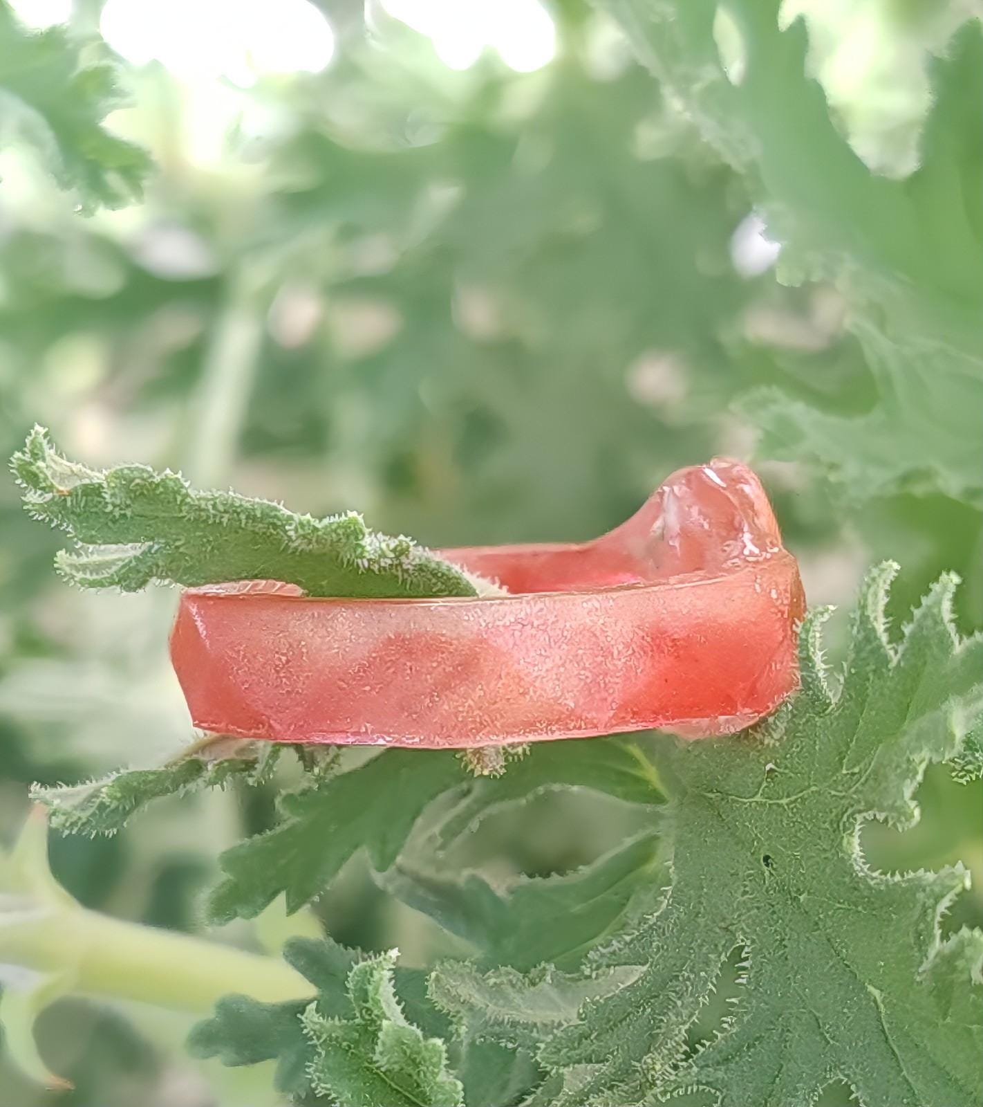 Bloodwake - Red Agate Witch Ring- Vitality and Courage