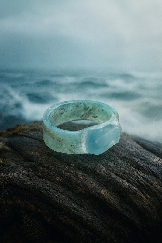 MindFlint - Fluorite and Rosemary Ring - Clarity, Focus & Mental Precision