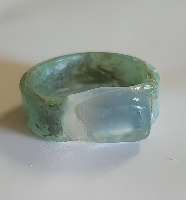 MindFlint - Fluorite and Rosemary Ring - Clarity, Focus & Mental Precision